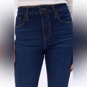 Fashion Nova High waisted dark wash skinny denim jeans women's size 3/XS